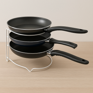 Органайзер за тигани на 3 нива - 27 x 25.5 x 23.5 см.