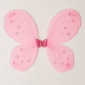 Карнавални крила - Пеперуда - Розови - 37 x 40 см.