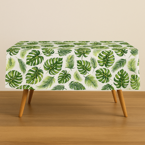 Покривка за еднократна употреба - Тропически листа - 180 x 120 см.