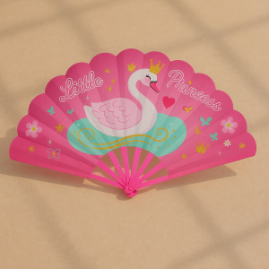 Детско ветрило - Лебед - 24 см.
