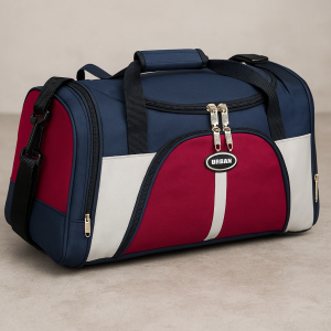 Пътна чанта Urban - Синя с червено - 37 литра - 50 х 29 х 26 см - 10 кг.