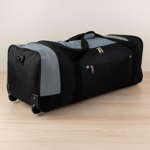 Пътна чанта с колела - Сиво Черна - 82 x 32 x 32 см. - 84 литра - 15 кг.