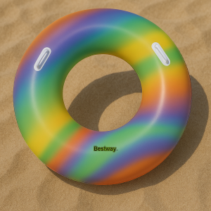 Надуваем пояс - дъга - с дръжки - 119 см.