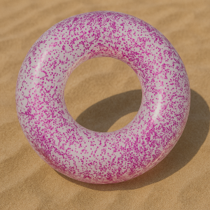 Надуваем пояс - брокатен блясък - 1.19 метра 