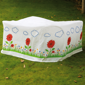 Покривало за градинска маса  с цветя 165 x 100 x 70 см.