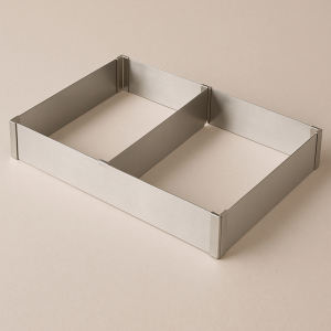 Метална и регулируема форма за печене на сладкиши, 22.5 x 5.5 x 18.5 см.