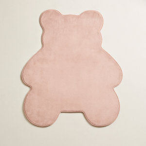 Декоративен кожен килим, Плюшено мече, 90 x 110 см.