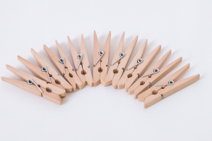 Дървени щипки - 10 бр.