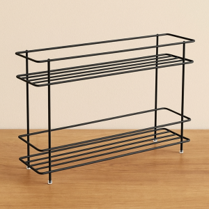 Метален рафт на 2 нива, 32,5 x 8 x 21,5 см.
