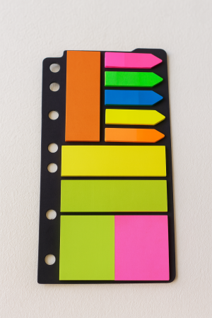 Самозалепващи се листчета + индекси - 250 бр.