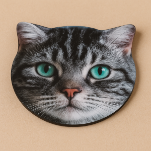 Подложка за чаша Коте, 11 х 11 см.