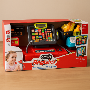 Детски касов апарат със звук и светлина