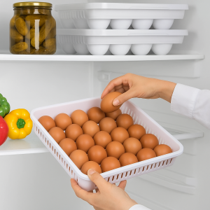 Кутия за яйца за хладилник с 30 отделения