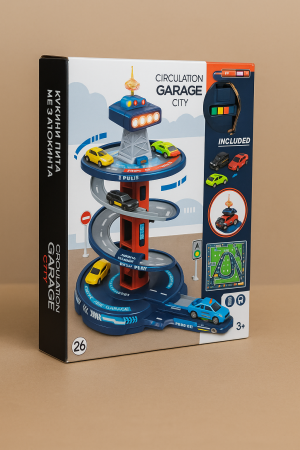 Кръгова контролна кула гараж със звук и светлини