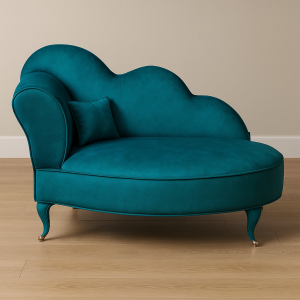 Кадифен органайзер за бижута - диван, 26.5 x 12.5 x 17 см.