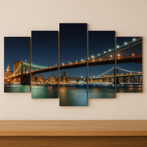 Комплект платна за декорация, 100 х 60 см - 5 бр.