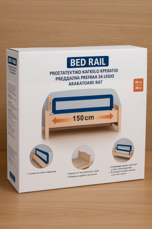 Предпазна преграда за легло 150 х 30 см.