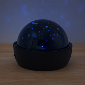 LED проектор с въртящи се звезди 17 x 17 x 18 см.
