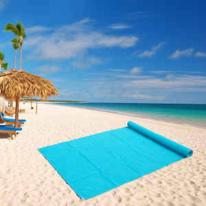 Голяма плажна постелка на няколко слоя 2 x 1,5 м.