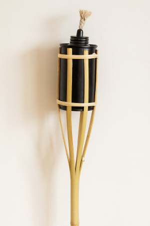 Факла с масло - Черна - 120 см.