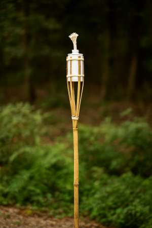 Факла с масло - Бяла - 120 см 