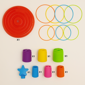 Игра Кула с Рингове - Многоцветна - 16 части 