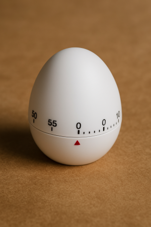Механичен кухненски таймер във формата на яйце