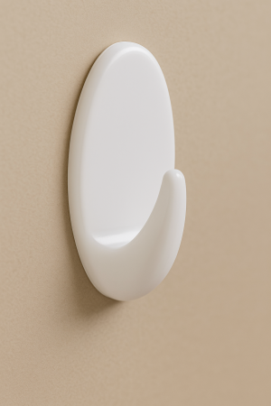 Самозалепващи се закачалки тип кука, 2 броя