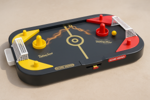 Настолна игра 2 в 1 футбол и въздушен хокей