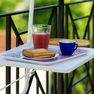 Закачаща се маса за тераса 51,5 х 39,5 х 55 см