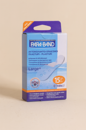 Водоустойчиви пластири - прозрачни - 15 бр.