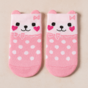 Бебешки чорапи - розови - мечета