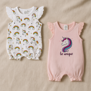 Бебешко боди - еднорог - 2 бр.