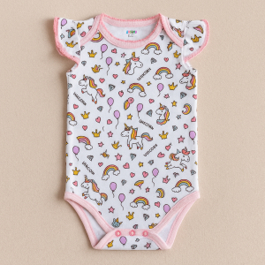 Бебешко боди - без ръкави - еднорог