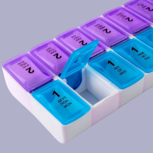 Кутия за хапчета - дните от седмицата - сутрин и вечер