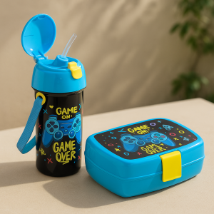 Комплект за Училище Gamer - Кутия за обяд 750 мл + Шише 500 мл.