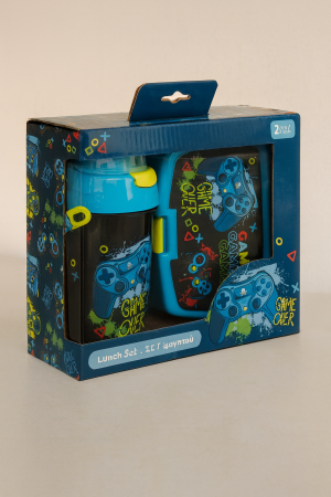 Комплект за Училище Gamer - Кутия за обяд 750 мл + Шише 500 мл.