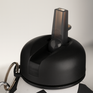 Бутилка за вода - Сгъваема футболна топка - 550 мл.