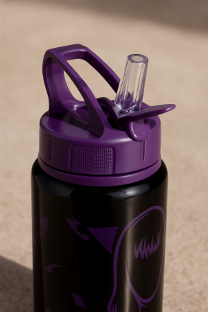 Алуминиева бутилка за вода Wednesday (Черна) - 500 мл.