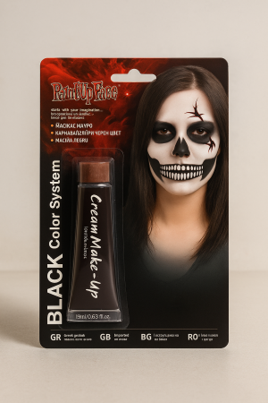 Карнавален грим - черен