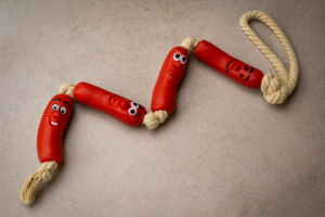 Играчка за куче - наденички