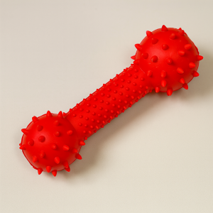 Гумена играчка - кокал със звънче