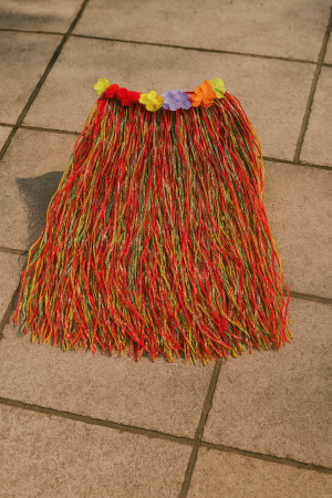 Карнавална пола - Хавай - цветна - 80 см.