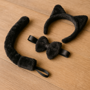 Карнавален комплект - котка - 3 части