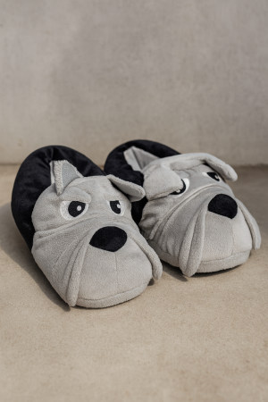 Мъжки 3D зимни пантофи - Булдог 