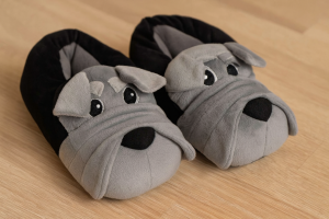 Мъжки 3D зимни пантофи - Булдог 