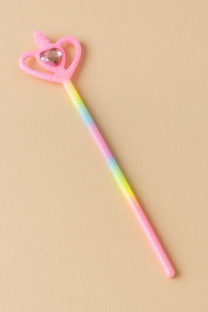 Карнавален жезъл - Rainbow - корона - 32 см.