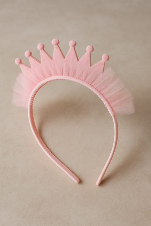 Карнавална диадема - розова корона