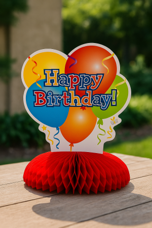 Парти декорация - Happy Birthday - 34 см.