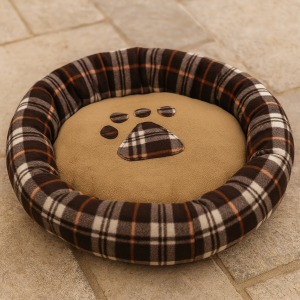 Легло за куче - кръгло